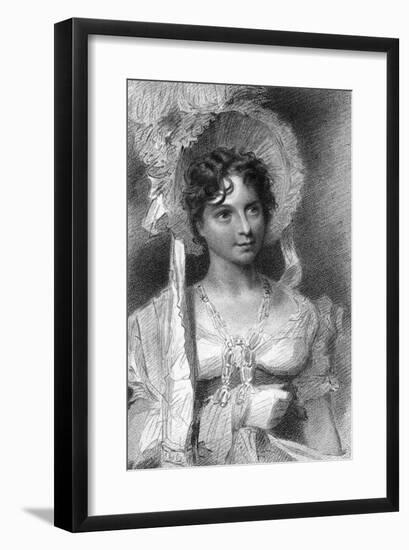 Elizabeth Brunton, Actress-T Wageman-Framed Art Print