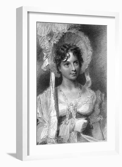 Elizabeth Brunton, Actress-T Wageman-Framed Art Print