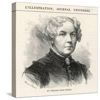 Elizabeth Cady Stanton American Women's Rights Reformer-null-Stretched Canvas