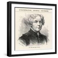 Elizabeth Cady Stanton American Women's Rights Reformer-null-Framed Photographic Print