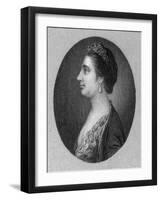 Elizabeth Carter, Writer-Joseph Brown-Framed Art Print