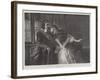 Elizabeth Claypole Warning Her Father, Oliver Cromwell, Not to Accept the Crown-Julius Friedrich Anton Schrader-Framed Giclee Print