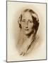 Elizabeth Cleghorn Gaskell Writer in 1851-George Richmond-Mounted Art Print