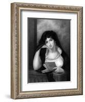 Elizabeth Ctess Erroll-Richard Cosway-Framed Art Print