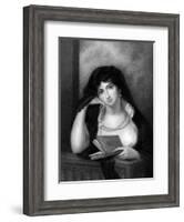 Elizabeth Ctess Erroll-Richard Cosway-Framed Art Print