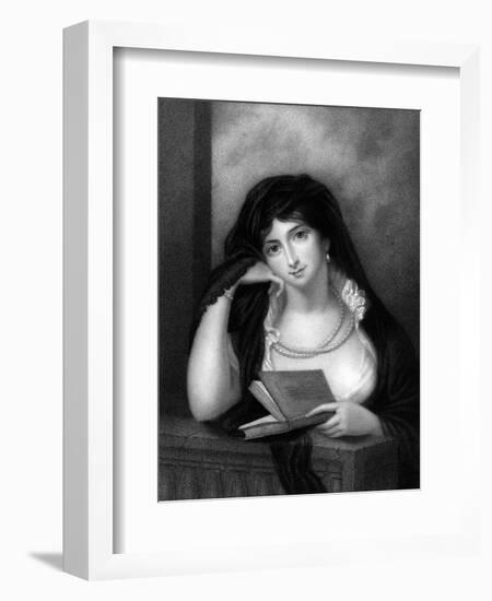 Elizabeth Ctess Erroll-Richard Cosway-Framed Art Print