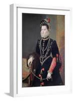 Elizabeth De Valois, 1604-8-Alonso Sanchez Coello-Framed Giclee Print