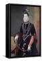 Elizabeth De Valois, 1604-8-Alonso Sanchez Coello-Framed Stretched Canvas