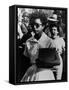 Elizabeth Eckford Is Harassed as She Enters Little Rock Central High, Sept 6, 1957-null-Framed Stretched Canvas