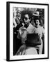 Elizabeth Eckford Is Harassed as She Enters Little Rock Central High, Sept 6, 1957-null-Framed Photo