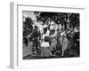 Elizabeth Eckford with Snarling Parents After turning Away From Entering Central High School-Francis Miller-Framed Premium Photographic Print