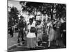 Elizabeth Eckford with Snarling Parents After turning Away From Entering Central High School-Francis Miller-Mounted Photographic Print