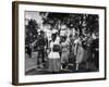 Elizabeth Eckford with Snarling Parents After turning Away From Entering Central High School-Francis Miller-Framed Photographic Print