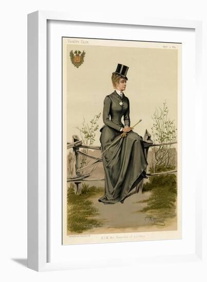 Elizabeth, Empress of Austria-C De Grimm-Framed Art Print