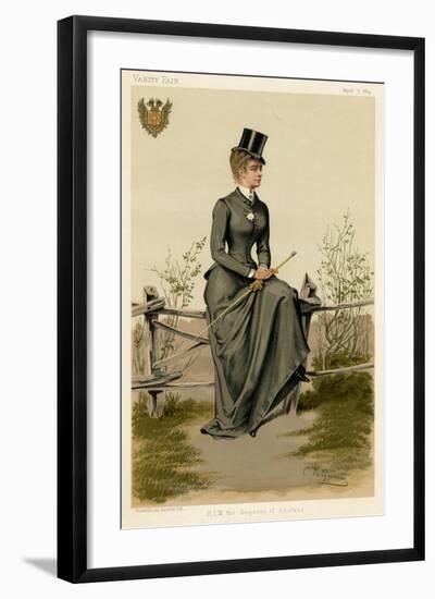 Elizabeth, Empress of Austria-C De Grimm-Framed Art Print