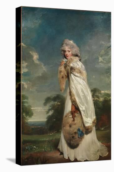 Elizabeth Farren, 1790-Thomas Lawrence-Stretched Canvas