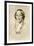 Elizabeth Gaskell, British 19th Century Novelist-George Richmond-Framed Giclee Print