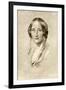 Elizabeth Gaskell, British 19th Century Novelist-George Richmond-Framed Giclee Print