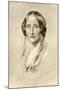 Elizabeth Gaskell, British 19th Century Novelist-George Richmond-Mounted Giclee Print