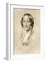 Elizabeth Gaskell, British 19th Century Novelist-George Richmond-Framed Giclee Print