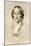 Elizabeth Gaskell, British 19th Century Novelist-George Richmond-Mounted Giclee Print