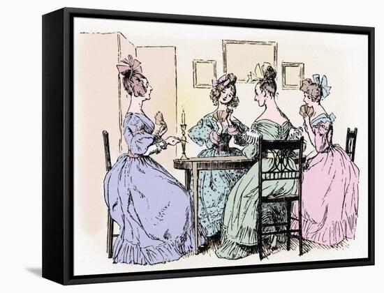 Elizabeth Gaskell Cleghorn - Cranford-Hugh Thomson-Framed Stretched Canvas