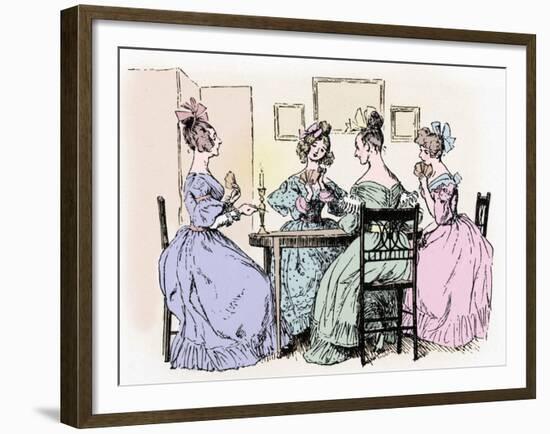 Elizabeth Gaskell Cleghorn - Cranford-Hugh Thomson-Framed Giclee Print