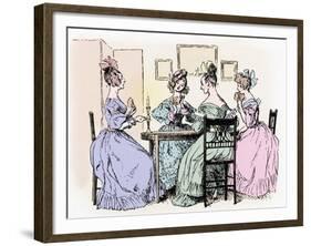 Elizabeth Gaskell Cleghorn - Cranford-Hugh Thomson-Framed Giclee Print