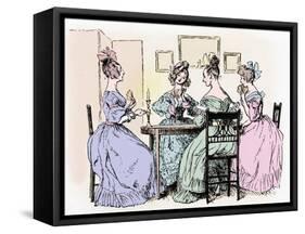 Elizabeth Gaskell Cleghorn - Cranford-Hugh Thomson-Framed Stretched Canvas