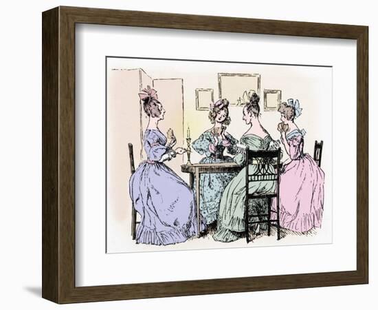 Elizabeth Gaskell Cleghorn - Cranford-Hugh Thomson-Framed Giclee Print