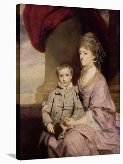 Elizabeth Herbert-Sir Joshua Reynolds-Stretched Canvas