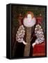 Elizabeth I, C.1590 (Oil on Panel)-English School-Framed Stretched Canvas