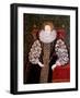 Elizabeth I, C.1590 (Oil on Panel)-English School-Framed Giclee Print