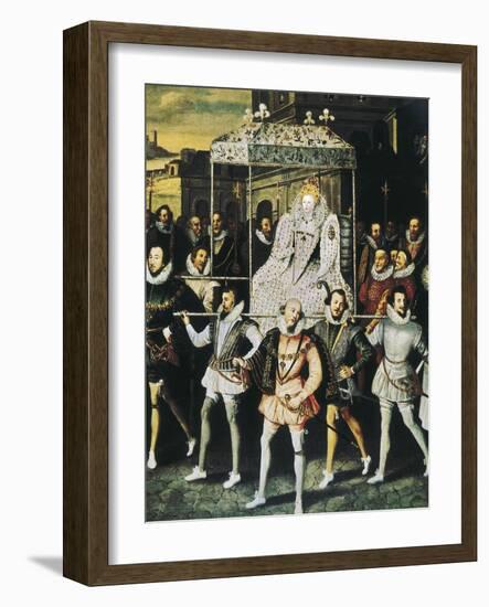 Elizabeth I of England, Called "The Virgin Queen" (1533-1603)-null-Framed Art Print