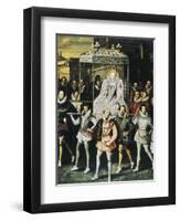 Elizabeth I of England, Called "The Virgin Queen" (1533-1603)-null-Framed Art Print