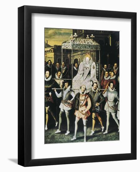 Elizabeth I of England, Called "The Virgin Queen" (1533-1603)-null-Framed Art Print