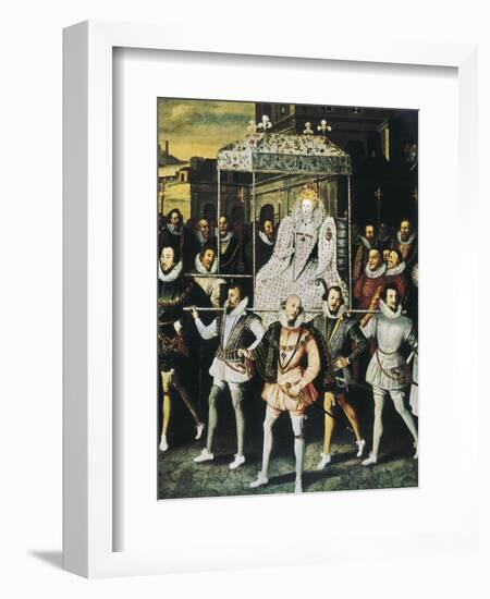 Elizabeth I of England, Called "The Virgin Queen" (1533-1603)-null-Framed Art Print