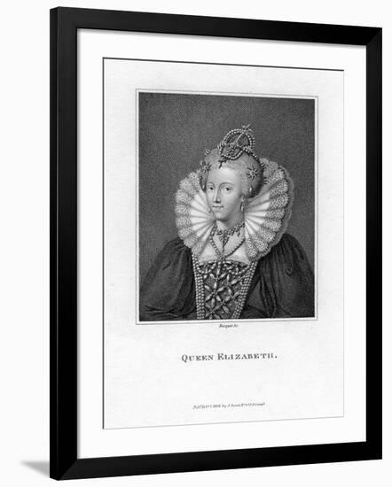 Elizabeth I of England-Bocquet-Framed Giclee Print