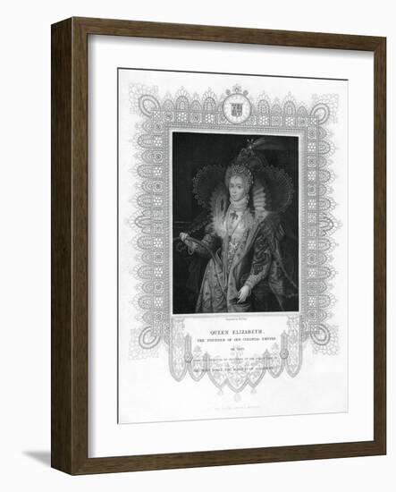 Elizabeth I of England-William Thomas Fry-Framed Giclee Print