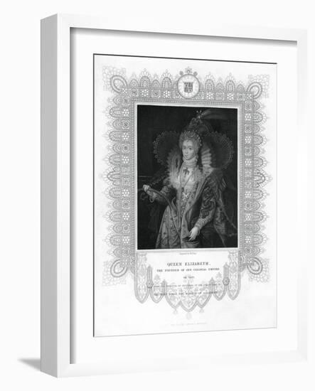 Elizabeth I of England-William Thomas Fry-Framed Giclee Print