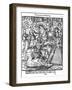 Elizabeth I Performing the Ceremony of Assaying the Stag, 1576-null-Framed Giclee Print