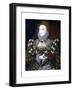 Elizabeth I, Queen of England and Ireland, 1575-Nicholas Hilliard-Framed Giclee Print