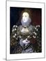 Elizabeth I, Queen of England and Ireland, 1575-Nicholas Hilliard-Mounted Giclee Print