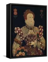 Elizabeth I, Queen of England and Ireland, c1574-Nicholas Hilliard-Framed Stretched Canvas