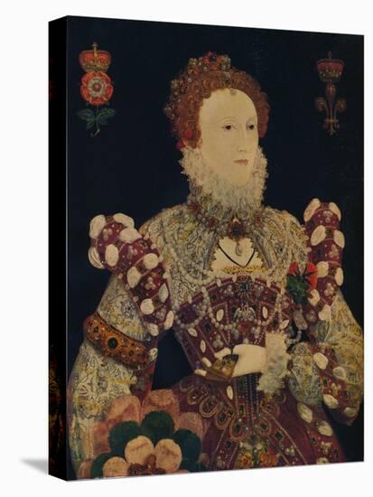 Elizabeth I, Queen of England and Ireland, c1574-Nicholas Hilliard-Stretched Canvas