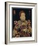 Elizabeth I, Queen of England and Ireland, c1574-Nicholas Hilliard-Framed Giclee Print