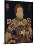 Elizabeth I, Queen of England and Ireland, c1574-Nicholas Hilliard-Mounted Giclee Print