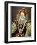 Elizabeth I, Queen of England and Ireland, C1588, (C1902-190)-George Gower-Framed Giclee Print