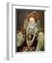 Elizabeth I, Queen of England and Ireland, C1588, (C1902-190)-George Gower-Framed Giclee Print