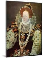 Elizabeth I, Queen of England and Ireland, C1588, (C1902-190)-George Gower-Mounted Giclee Print